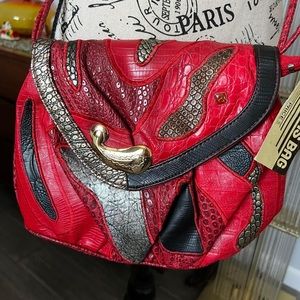 80’s NOS 80’s Nas red purse